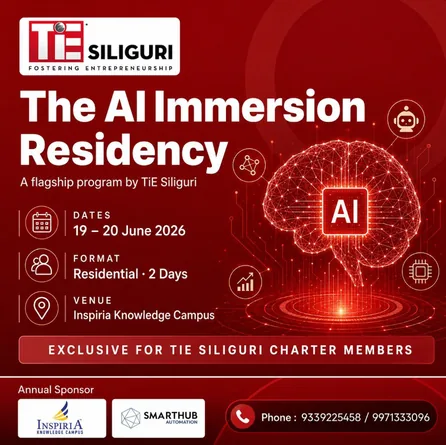 Event creative for the AI Immersion Residency flagship programme