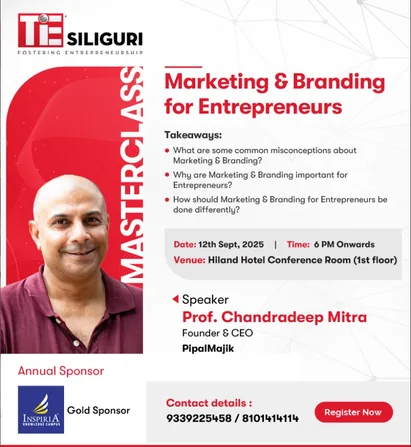 Event creative for the Marketing & Branding for Entrepreneurs masterclass