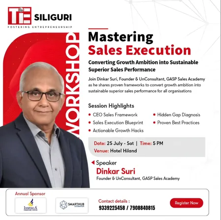 Event creative for the Mastering Sales Execution workshop